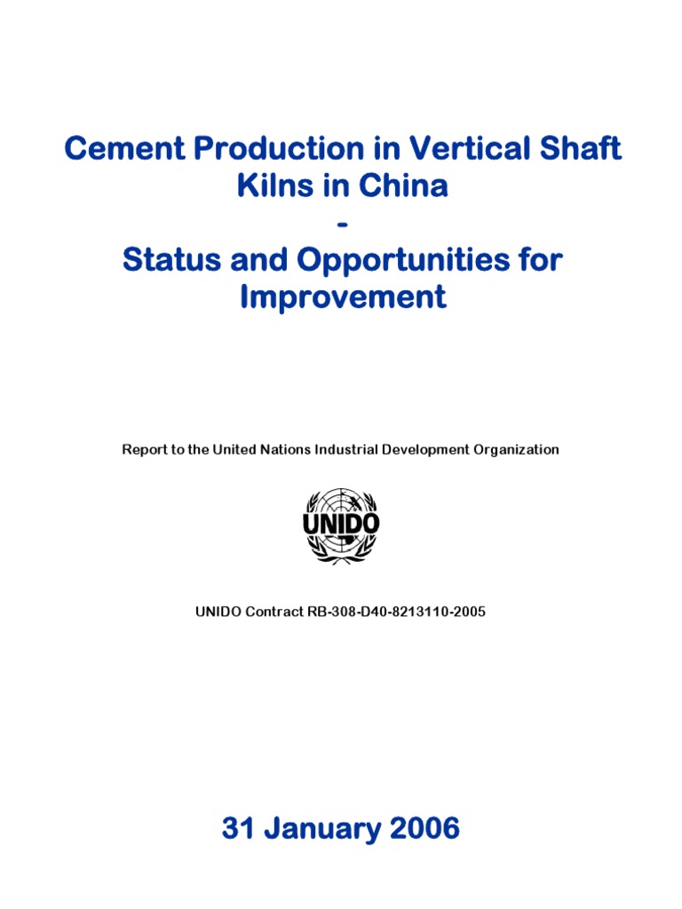 Cement in Vertical Shaft Kilns, PDF, Cement