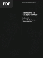 2016. MARTINS, L & GUIMARÃES, J. O Espectador Contemporâneo, 2016