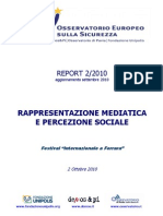 Osservatorio Di Pavia - Report Internazionale