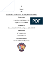 Biofiltration For Removal of Cu (II) From Industrial Wastewater