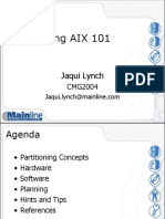 Partitioning AIX 101: Jaqui Lynch