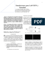 Práctica 3 - Simulaciones para LabVIEW y Simulink PDF