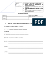 Prueba de Matematica