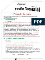 Cours - Gestion CHAPITRE 1 - Module évaluation consolidation - 3ème Economie & Gestion (2019-2020) Mme Aben Samia