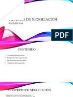 Proceso de Negociación Taller AA4.