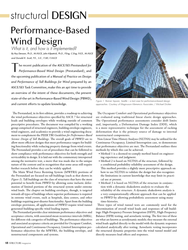 Overview of Performance-Based Wind Design | PDF | Wind Tunnel ...