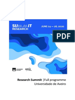 Research Summit - Full Programme Universidade de Aveiro