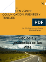 SESION 13 - Geología en Vías de Comunicación
