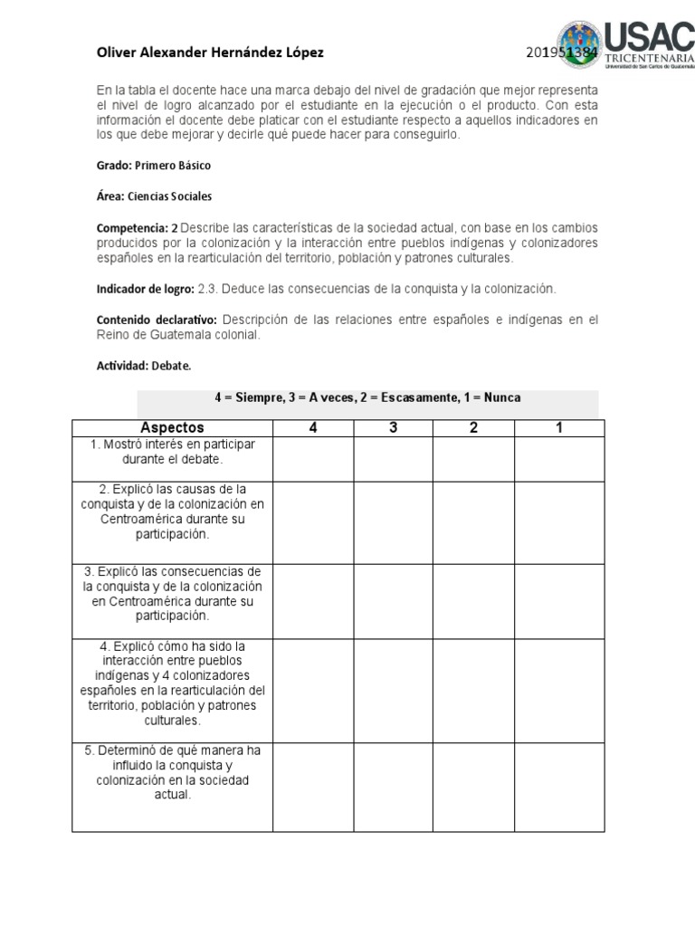 Escala de Rango | PDF