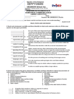 GRABSUM School Inc. Periodical Examination Purposive Communication (ABM12 AND ICT12)
