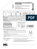 Técnico - Español - Sensores de Movimiento Standard