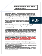 Un Método Muy Efectivo para Tratar Niños Autistas