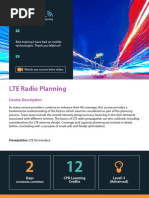 LTE Radio Planning