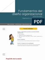 Fundamentos Del Diseño Organizacional: Noriza Turín Meza Organización y Gestión Por Procesos Semana 4 - Sesión1