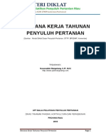 RENCANA KERJA TAHUNAN PENYULUH PERTANIAN