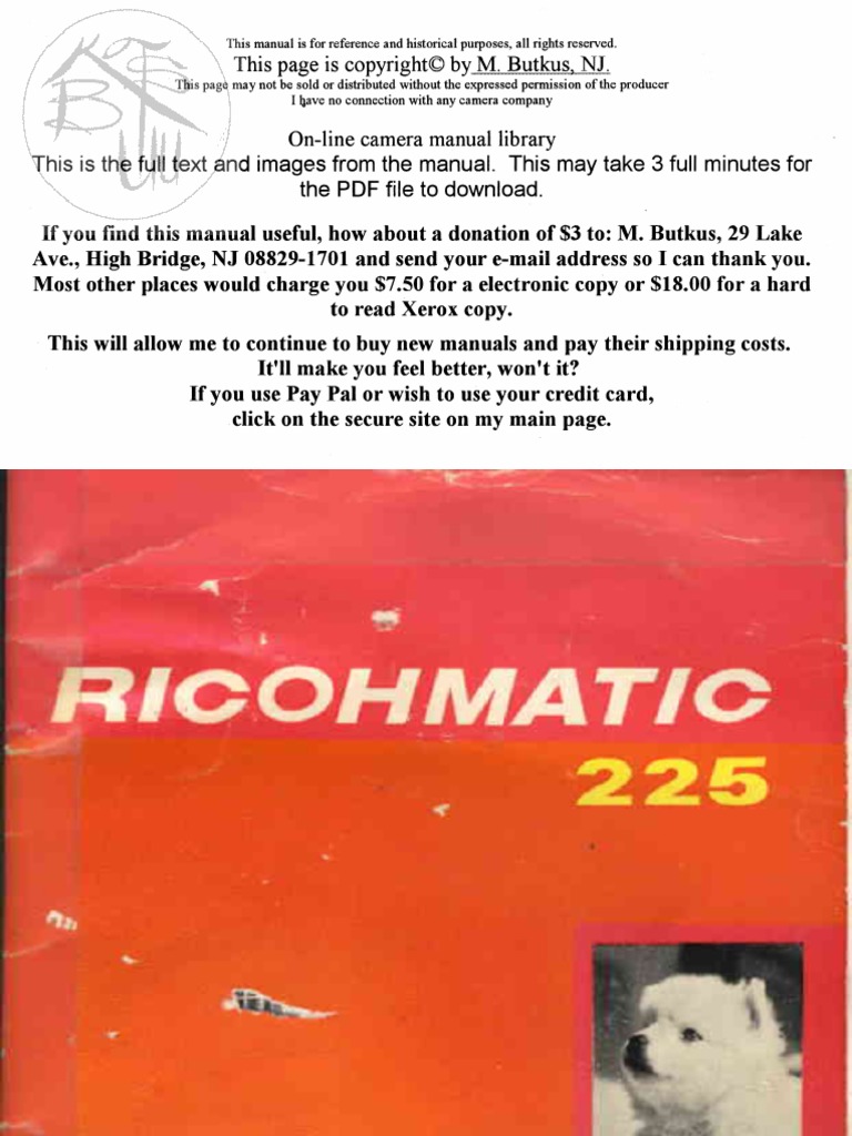 フィルムカメラ RICOH RICOHMATIC 225 1:3.5 8cm #664 RICOH RICOHMATIC 225 1:3.5 8cm #664