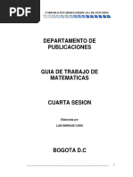 Cartilla Matemática IV PDF