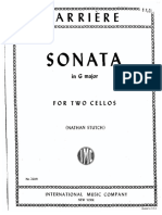 Sonata in G Major For Two Cellos