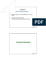 Chemical Reactions: More General Chemistry Review