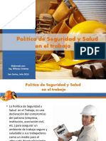 Politica de Seguridad y Salud en El Trabajo