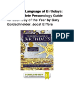 The Secret Language of Birthdays Your Co PDF