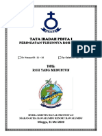 Tata Ibadah Pentakosta HKBP Rawalumbu 31 Mei 2020 PDF