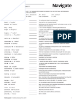 Navigate Intermediate Wordlist Unit 11 PDF