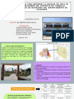 Programa y Proyecto en El Distrito de Tambillo