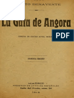 Jacinto Benavente - La gata de Angora, facsimil 1914