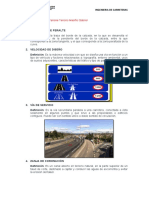Definiciones de términos de ingeniería de carreteras