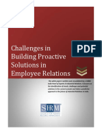 Challenges in Building Proactive Solutions in Employee Relations PDF