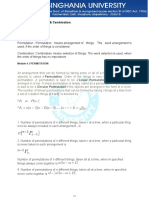 Module 4 Permutation & Combination