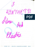 Chapter 3 Science - Synthetic Fibre and Plastic
