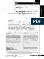 ¿El Juez Debe "Administrar Justicia" Aun Cuando No Exista Norma Jurídica Aplicable Al Caso Concreto?. Autor: Dr. Janner A. Lopez Avendaño.