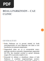 Boala Parkinson_Prezentare