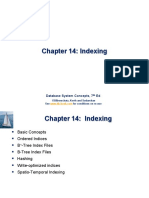 Chapter 14: Indexing: Database System Concepts, 7 Ed