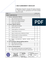 Form 1.1 Self-Assessment Checklist: INSTRUCTIONS: This Self-Check Instrument Will Give The Trainer Necessary