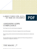 Large Union Ltd. (Lul) - Eu Sme Co. Example