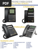 NEC DT300 Series User's Guide | PDF | Menu (Computing) | Microphone