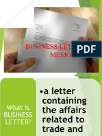 BUSINESS LETTERS AND MEMO (Updatedoct18)