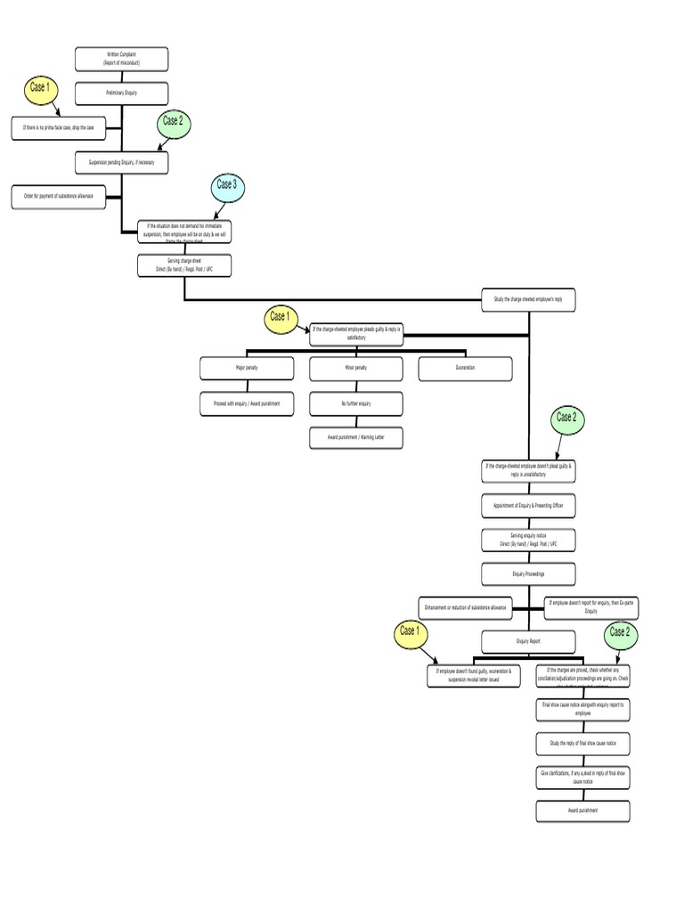 Disciplinary Proceeding Flow Chart PDF | PDF