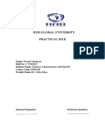 RNB Global University Practical File