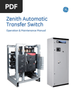 Zenith Automatic Transfer Switch: Operation & Maintenance Manual