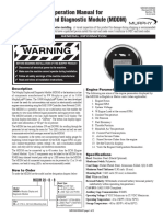 Warning: Installation and Operation Manual For Murphy Display and Diagnostic Module (MDDM)