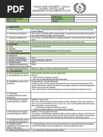 I. Objectives: Name of The School Grade Level Name of The Teacher Learning Area Date & Time Quarter