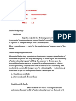 Assignment Name Muhammad Asif Id No 11150 MBA 1.5