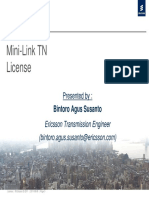 Mini-Link TN License: Ericsson Transmission Engineer