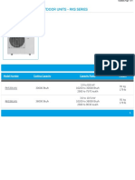 Sky-Air Cooling Only Outdoor Units - Rks Series: 1 Model Number Cooling Capacity Capacity Rated Weight