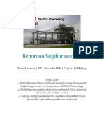 Report On Sulphur Recovery