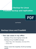 Restic Backup For Linux Freenas Backup and Replication: Lee Marzke